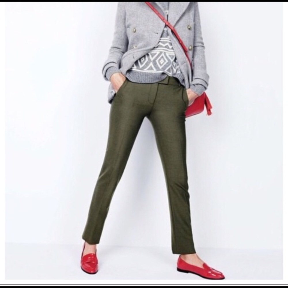 J.Crew Campbell Trouser Two-Way Stretch Wool.